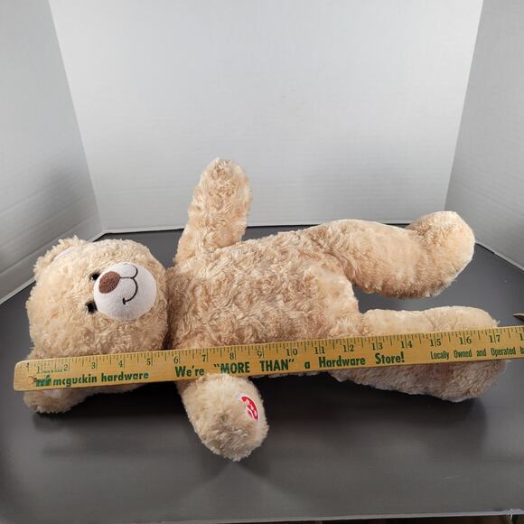 Build-A-Bear Workshop Lot of 2 Teddy Bears Pink & Beige Plush 16" Stuffed Toys - Picture 12 of 16